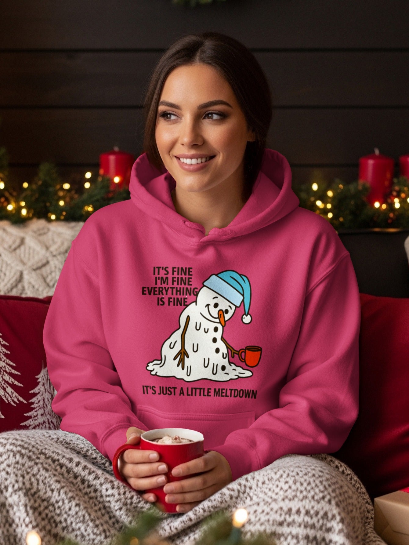 It's Fine I'm Fine Everything is Fine Hoodie