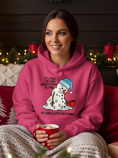 It's Fine I'm Fine Everything is Fine Hoodie