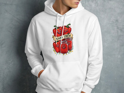 Spicy Pepper and Salsa Crew Graphic Hoodie product type