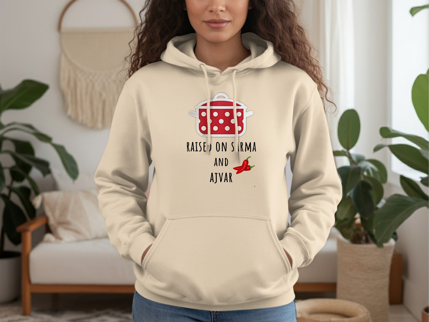 Raised On Sarma And Ajvar Hoodie Product