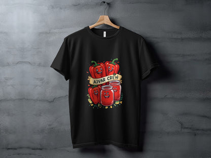 Ajvar Crew Peppers With Jar Graphic T-shirt product