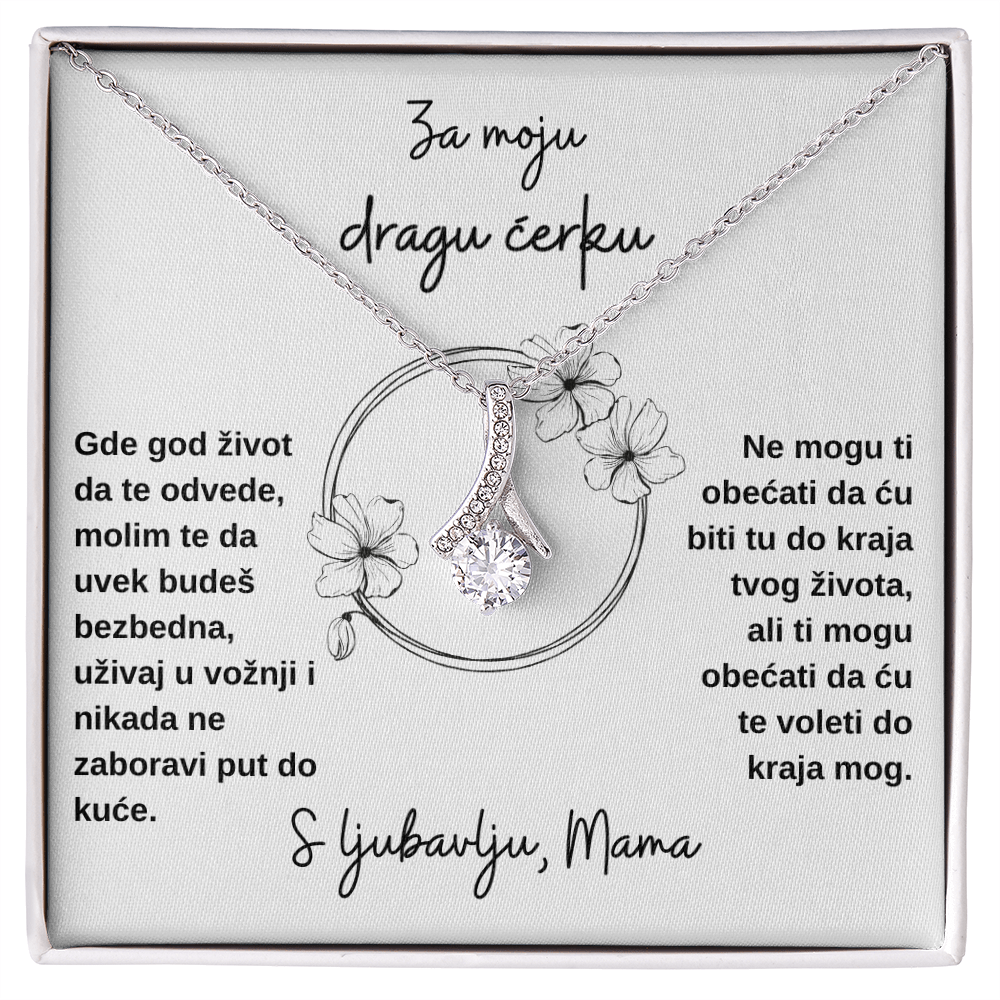 Lancic sa medaljonom, za moju DRAGU CERKU, od MAME