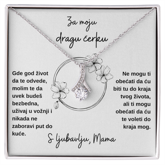Lancic sa medaljonom, za moju DRAGU CERKU, od MAME