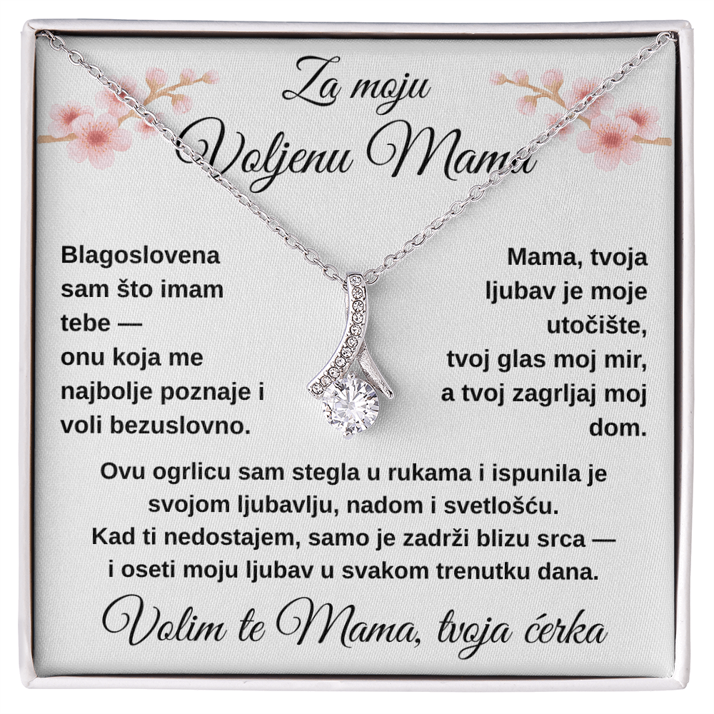 Lančić sa medaljonom za moju divnu MAMU od ĆERKE