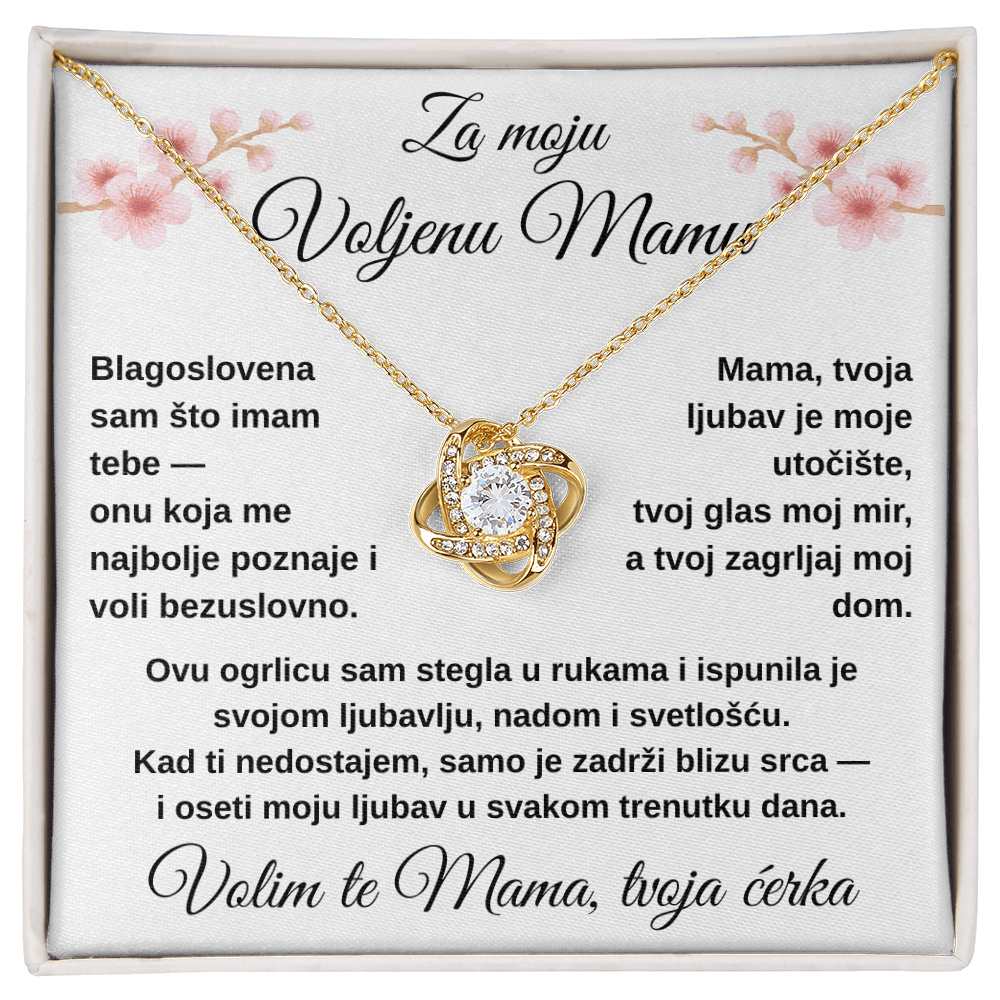 Lancic sa medaljonom,Za moju Voljenu MAMU od ĆERKE