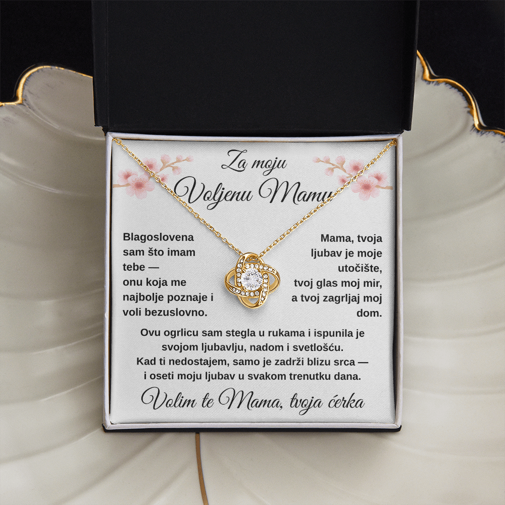 Lancic sa medaljonom,Za moju Voljenu MAMU od ĆERKE