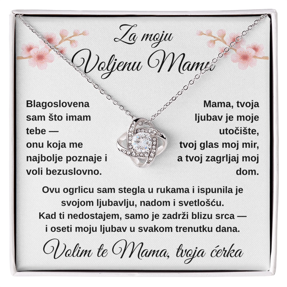 Lancic sa medaljonom,Za moju Voljenu MAMU od ĆERKE