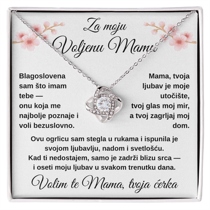 Lancic sa medaljonom,Za moju Voljenu MAMU od ĆERKE