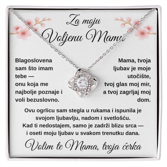 Lancic sa medaljonom,Za moju Voljenu MAMU od ĆERKE