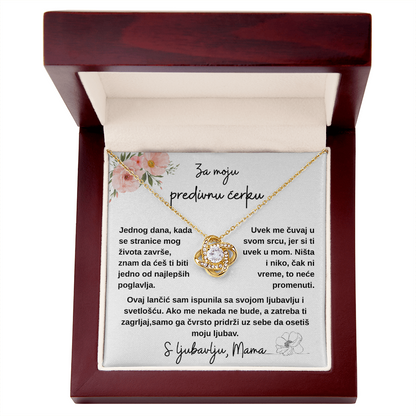 Lancic sa medaljonom, Za Moju Predivnu CERKU od MAME