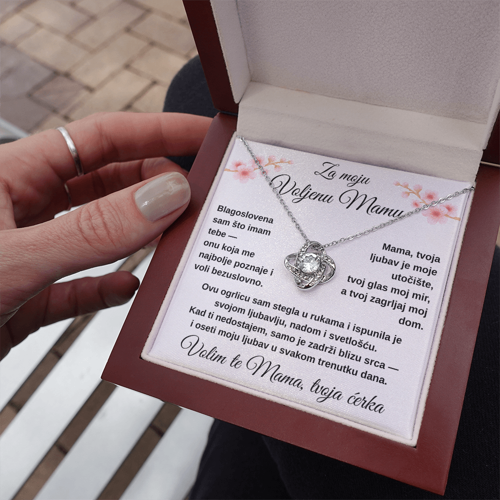 Lancic sa medaljonom,Za moju Voljenu MAMU od ĆERKE