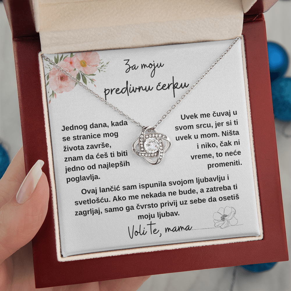 Lancic sa medaljonom, Za Moju Predivnu CERKU od MAME
