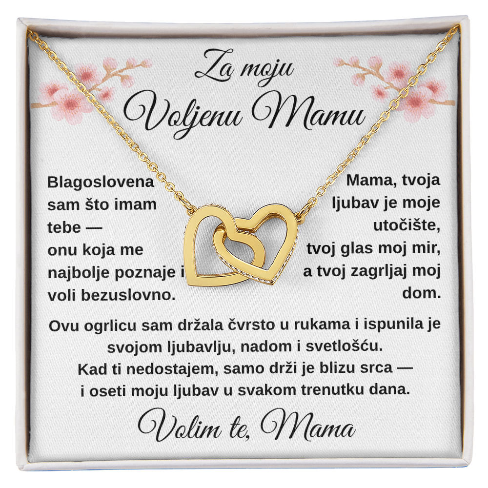 Dva srca, jedna ljubav – ogrlica za mamu od ćerke