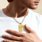 Engraved "Certified Balkan Dad" Necklace with Dog Tag