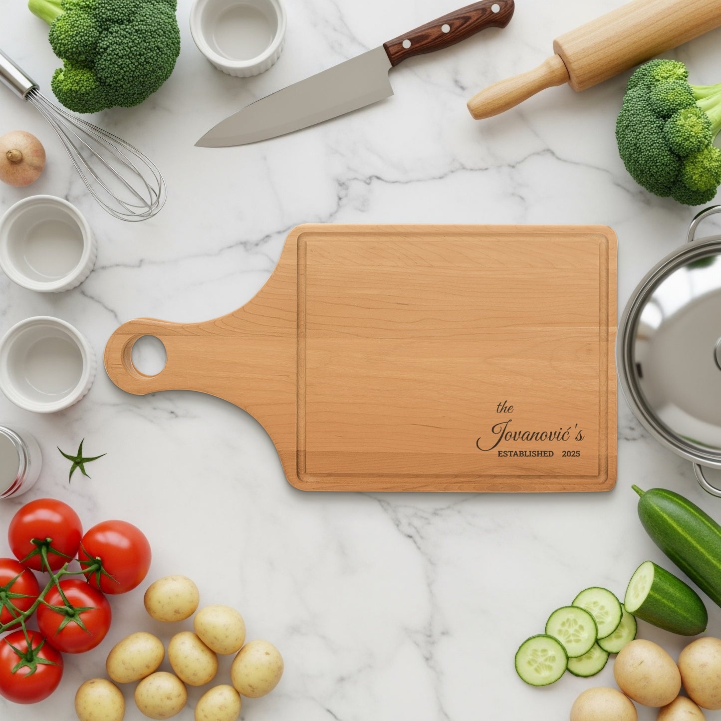 Personalized Cutting Board with Custom Engraving
