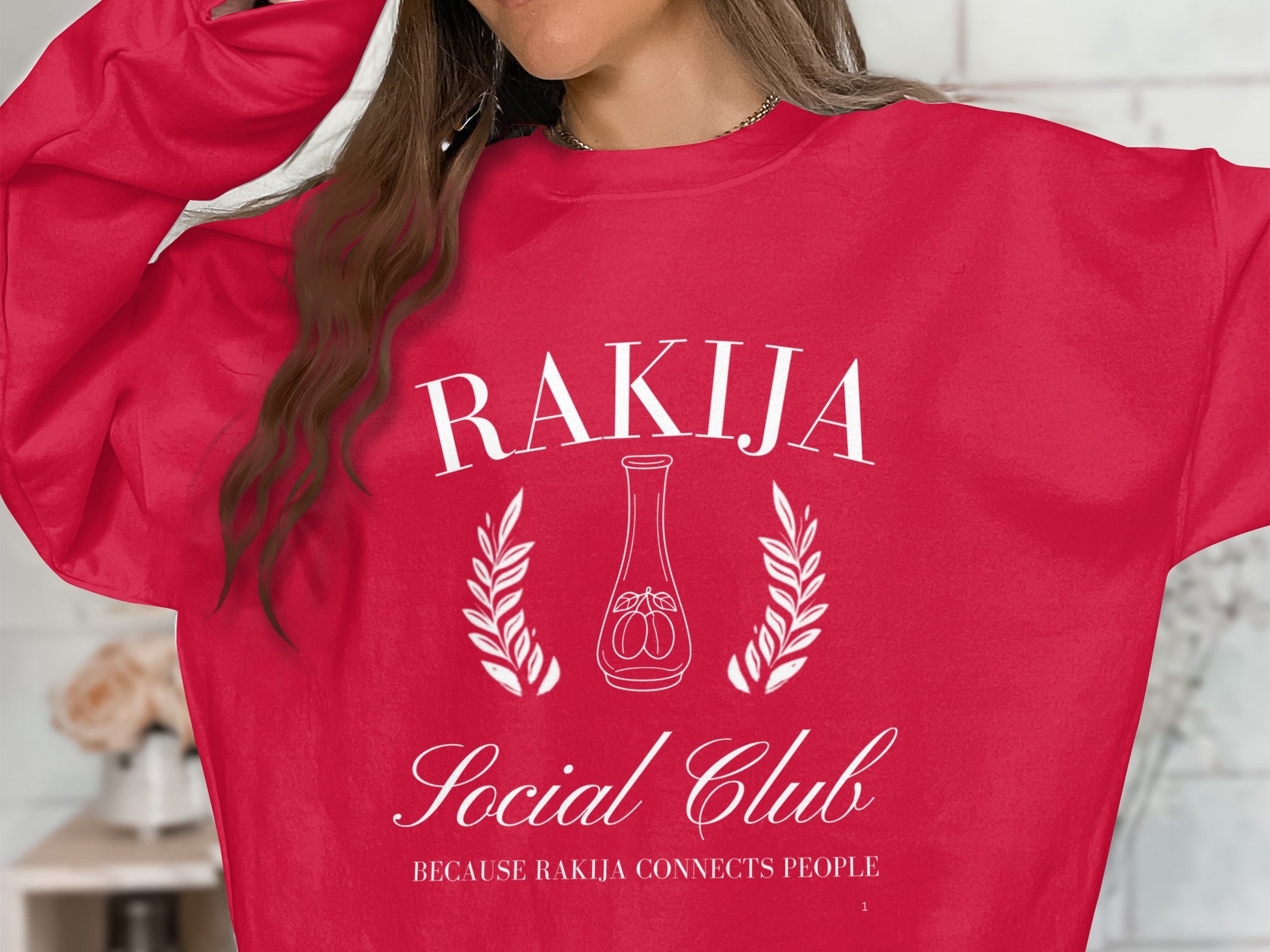 Rakija Social Club Red Long Sleeve Shirt product