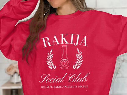 Rakija Social Club Red Long Sleeve Shirt product