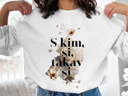 Comfortably Chic Graphic Sweatshirt product