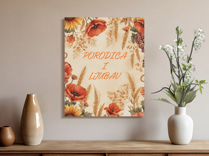 Family and Love Wall Art Print for Home Decor product