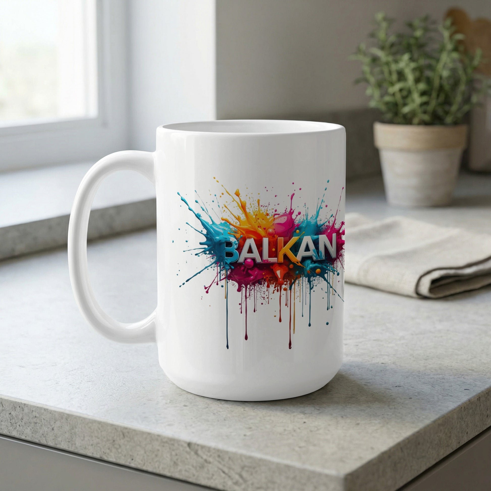 Balkan Colorful Paint Splash Mug product type