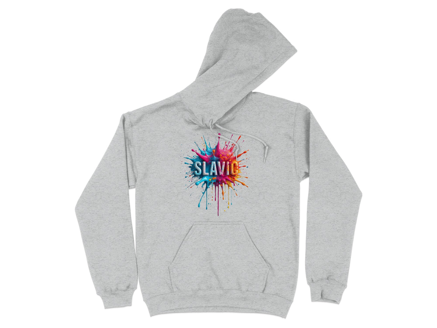 SLAVIC Colorful Paint Splatter Hoodie product type