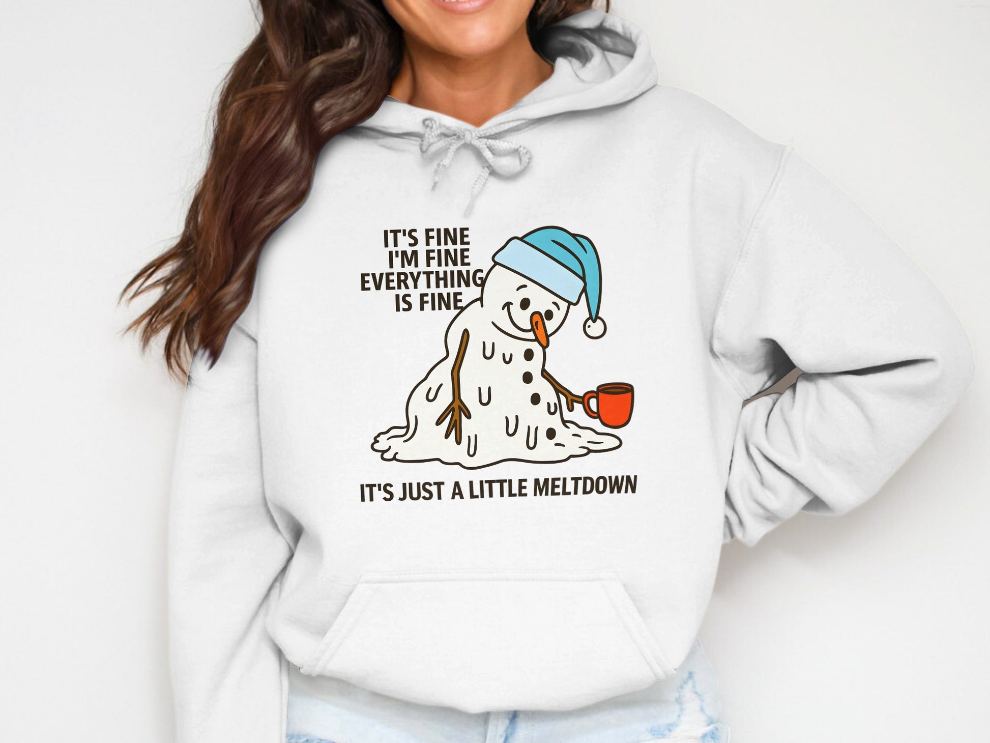 It's Fine I'm Fine Everything is Fine Hoodie