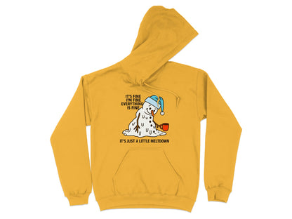 It's Fine I'm Fine Everything Is Fine Hoodie