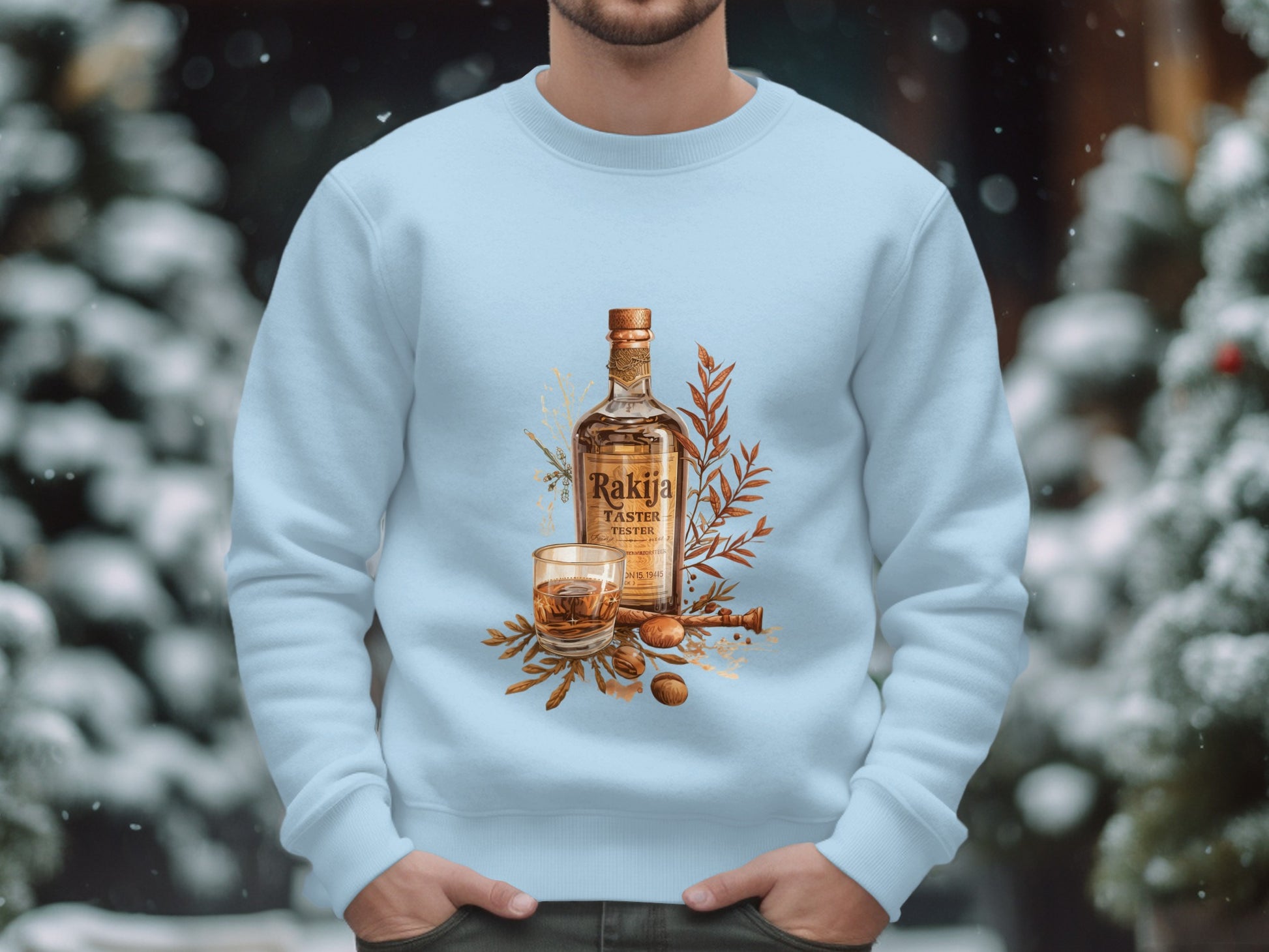 Festive Rakija Sweater Perfect for Holiday Season product