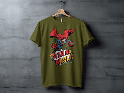 Hero Flying Graphic Tee with Colorful Print