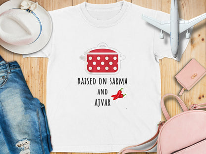 Raised On Sarma And Ajvar Red Cooking Pot T-shirt product
