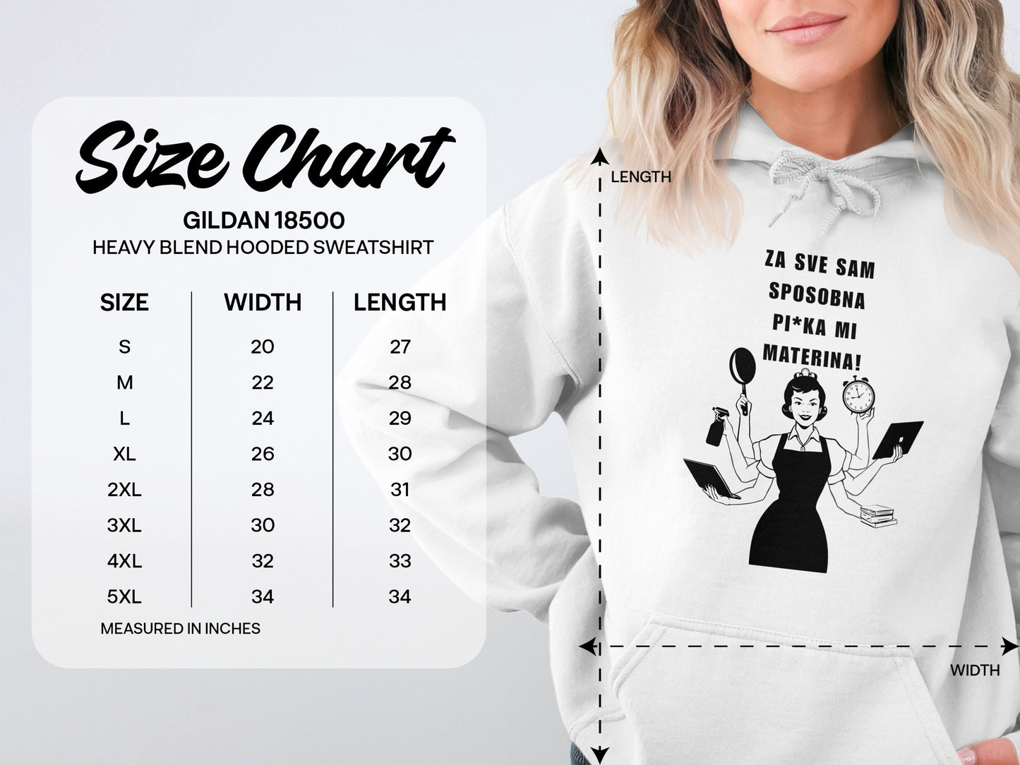 Feminist Power Icon Hooded Sweatshirt