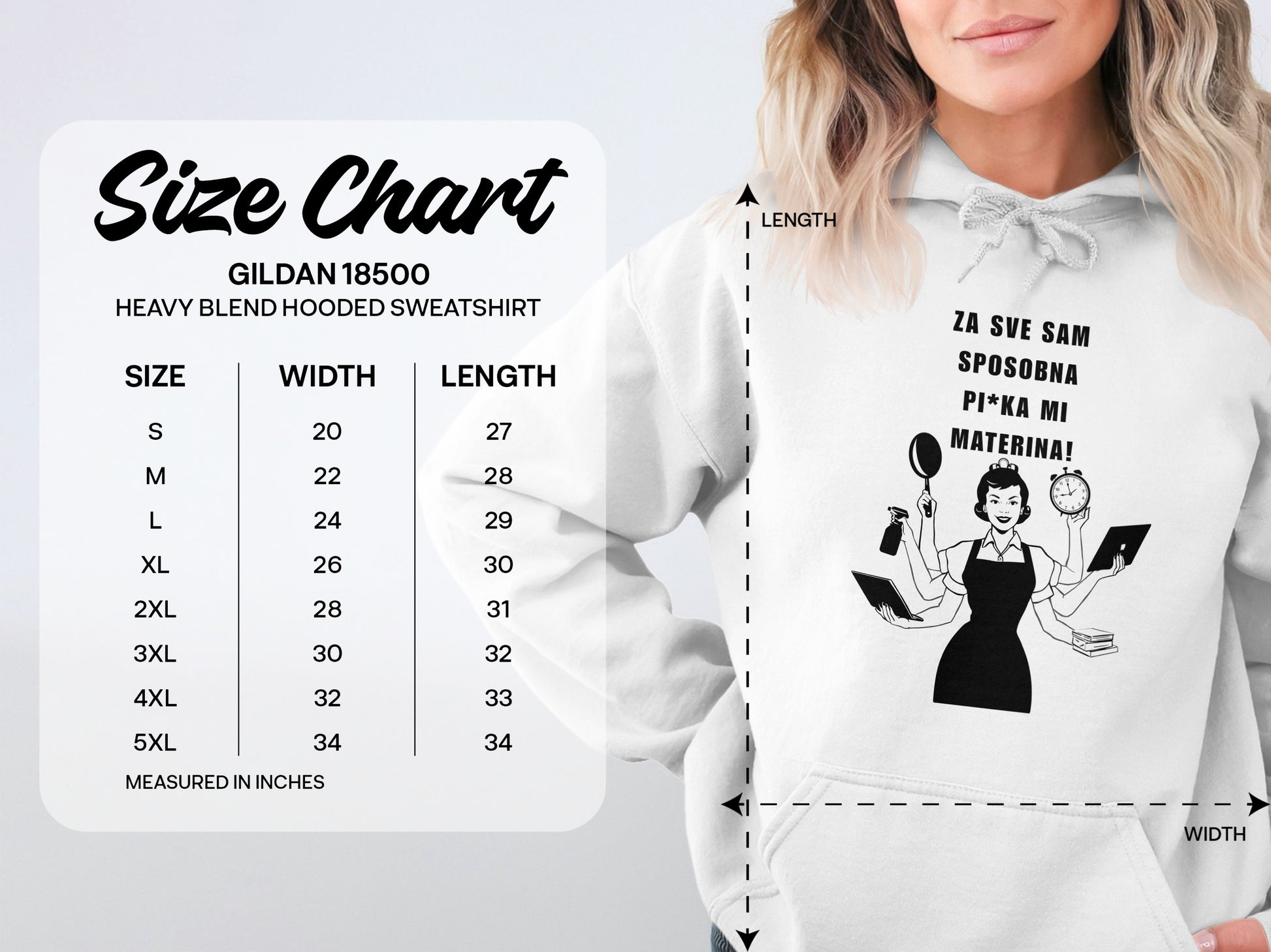 Feminist Power Icon Hooded Sweatshirt