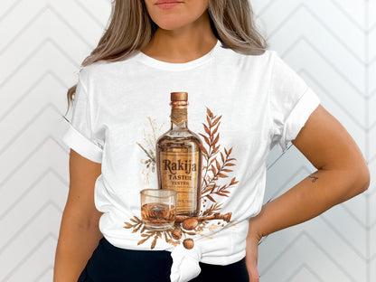Distinctive Rakija Taster Tester Graphic T-shirt product type