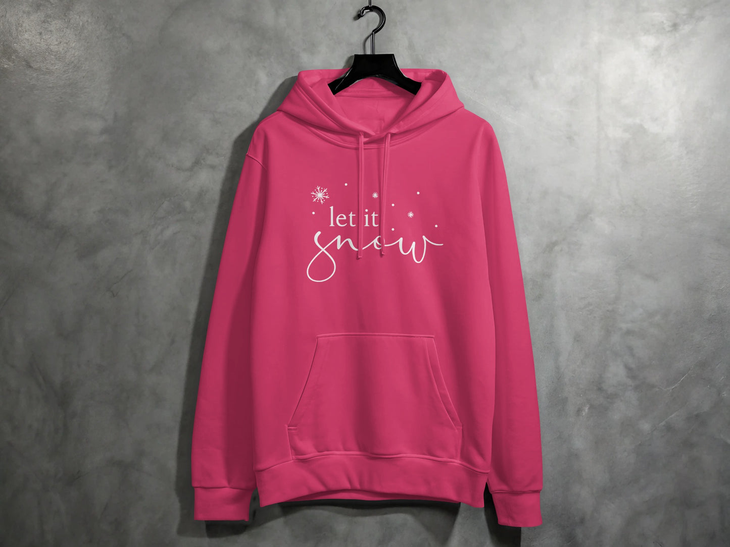 Let It Snow Pink Winter Hoodie product