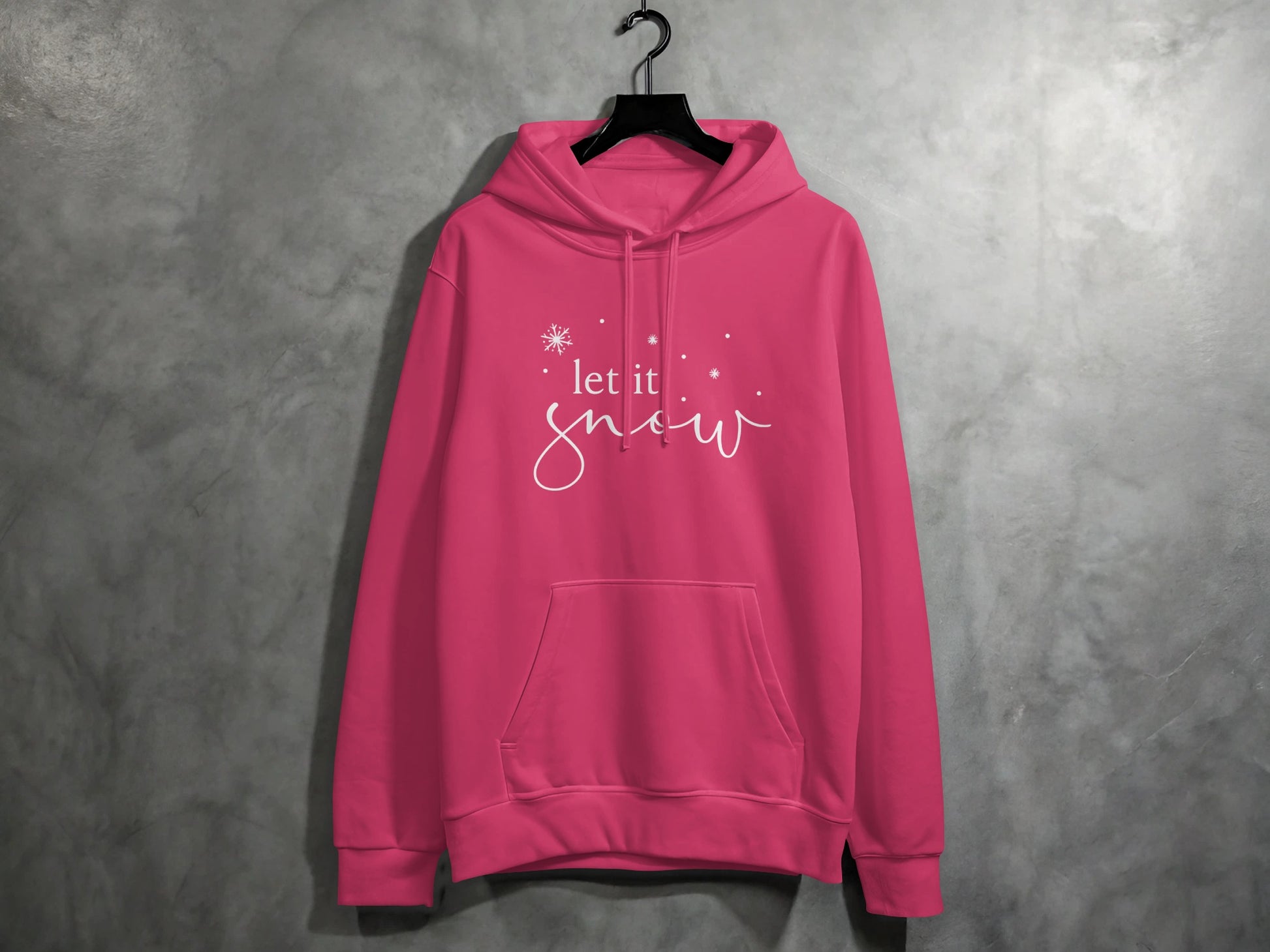 Let It Snow Pink Winter Hoodie product