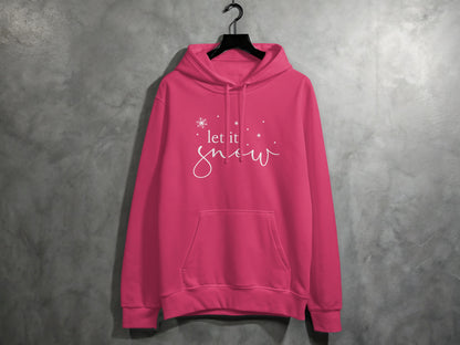 Let It Snow Pink Winter Hoodie product