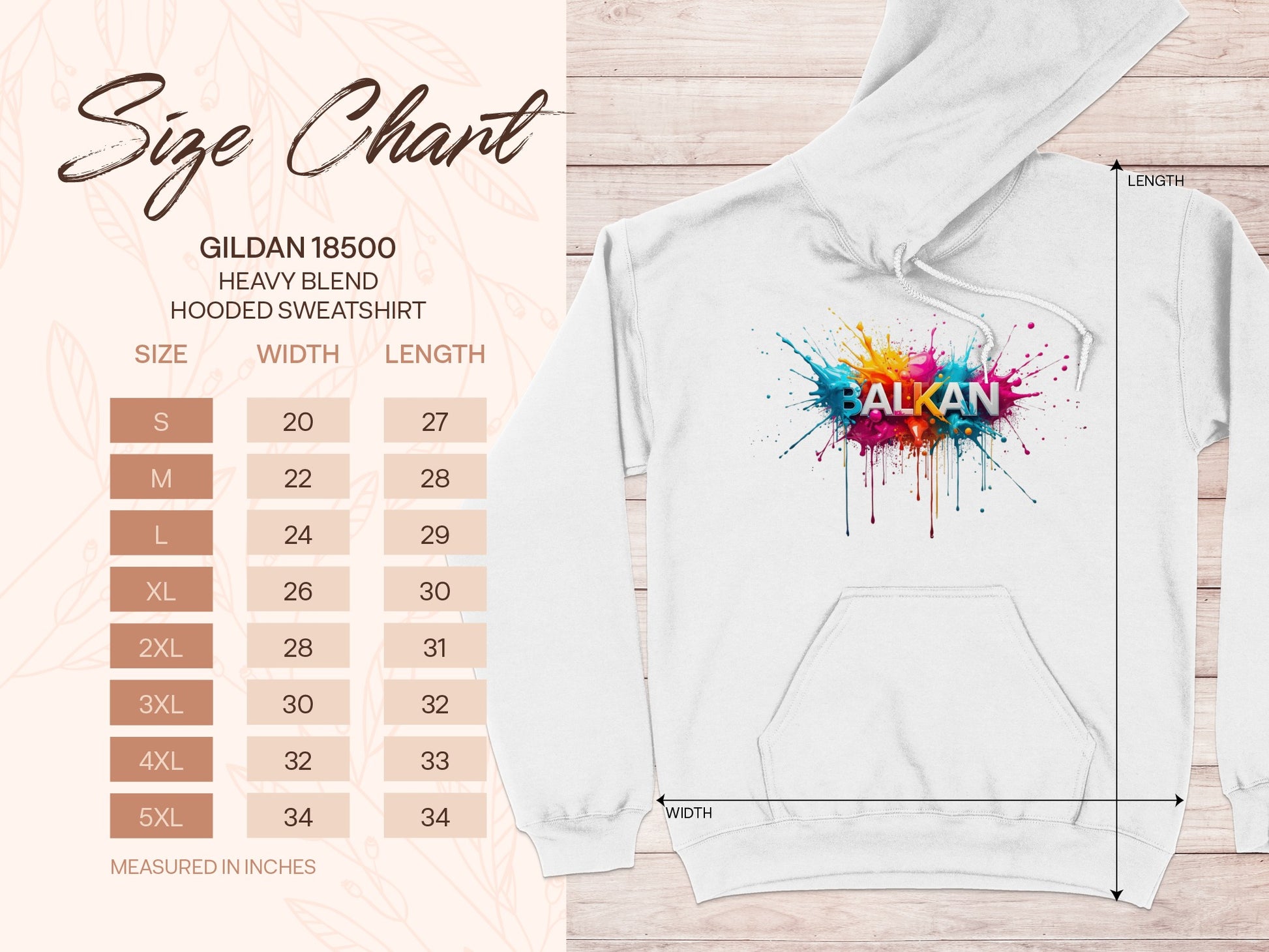 GILDAN 18500 Balkan Multicolor Burst product type