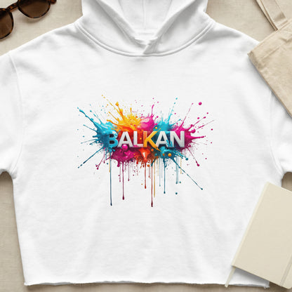 Balkan Graphic Colorful Splatter Hoodie product type