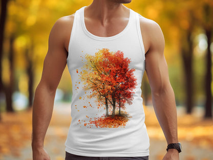 Autumn Foliage Design White Casual Tanktop product