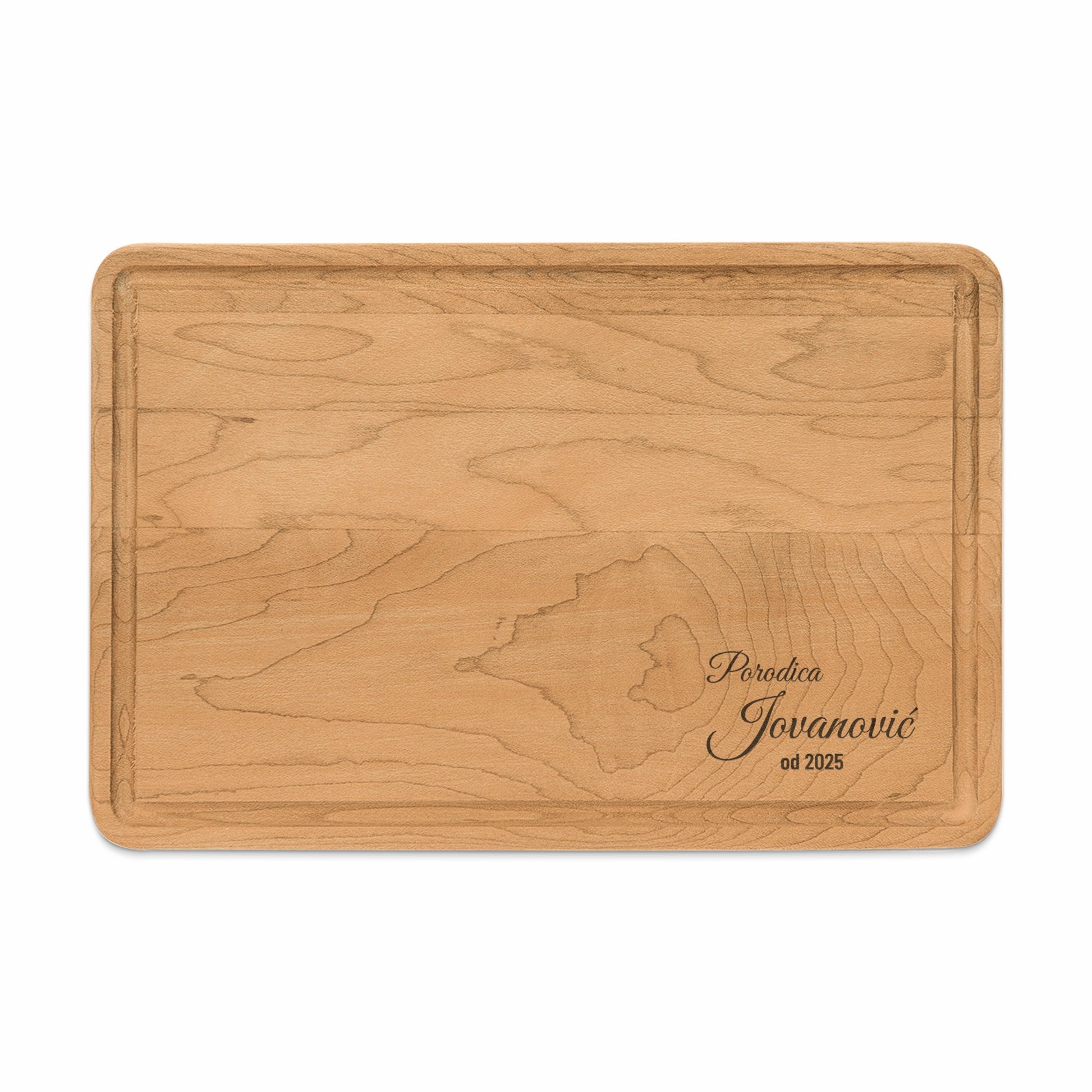 Personalized Family Name Cutting Board Gift