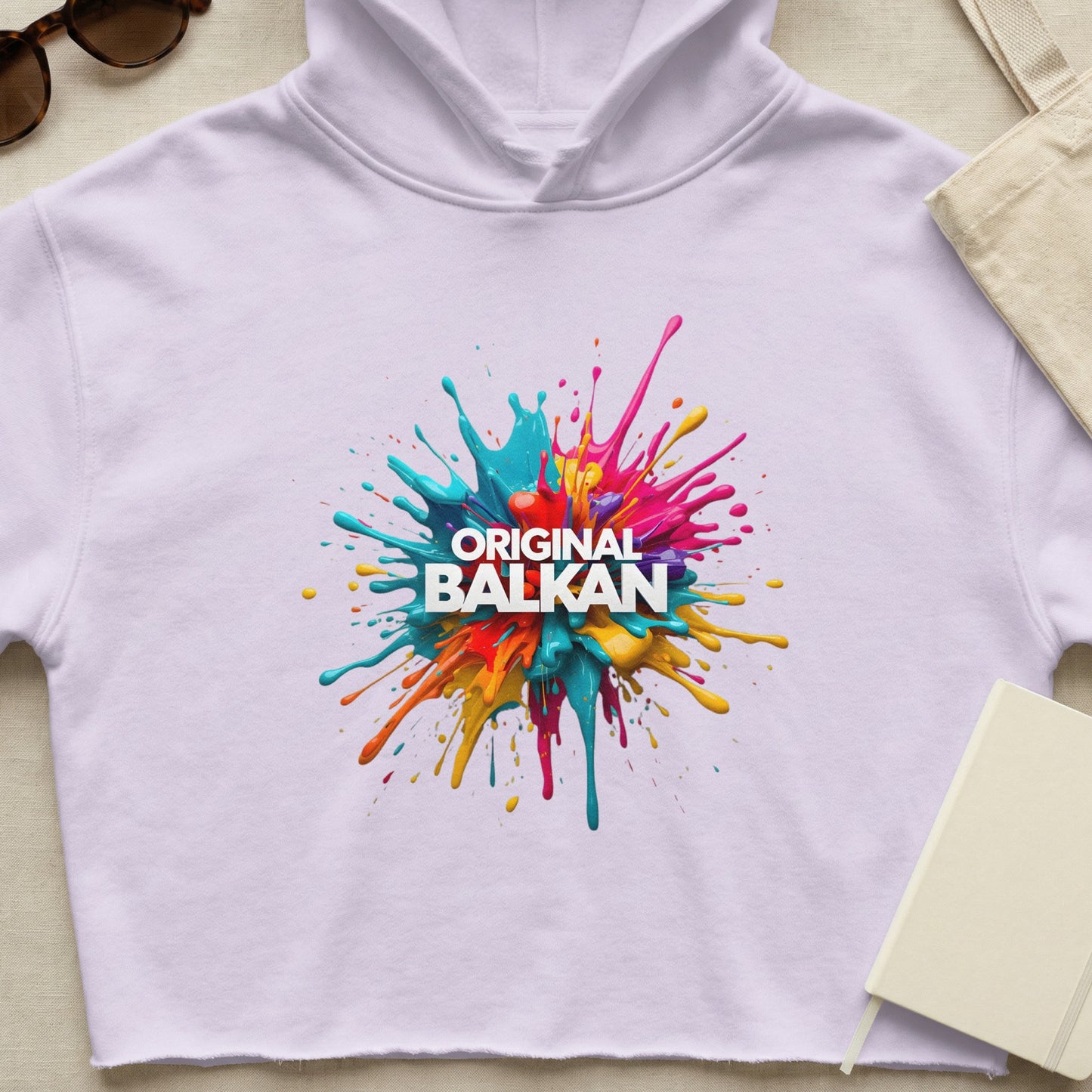 ORIGINAL BALKAN Colorful Paint Splatter Hoodie product type