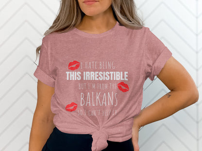 Cute Irresistible Balkans Themed Graphic T-Shirt product