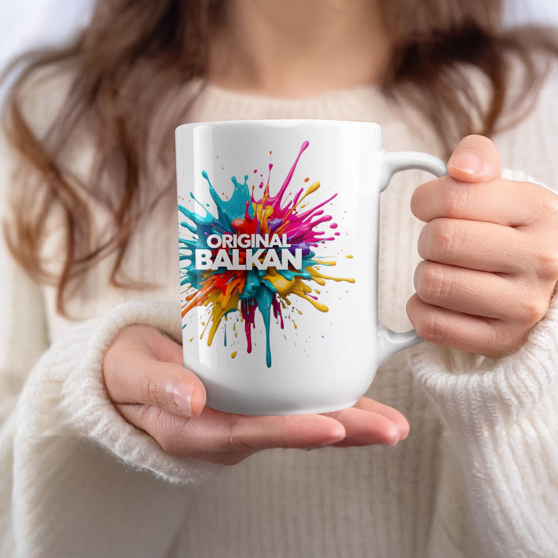 Original Balkan Vibrant Paint Splash Art product type