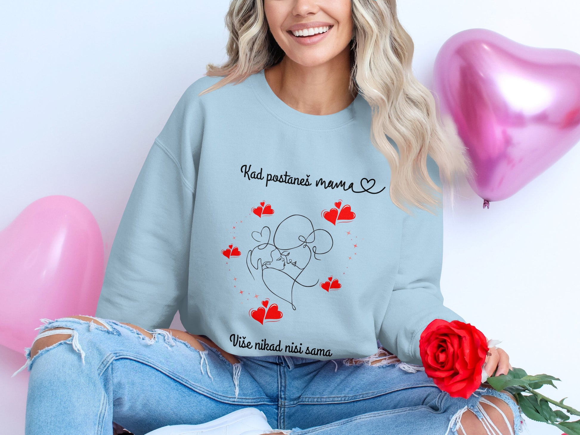 Heart Design Valentine's Day Sweatshirt product
