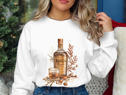 Rakija Taster Whiskey Illustration Sweatshirt product