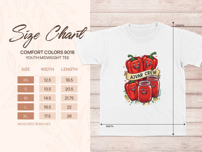 Ajvar Crew Graphic Youth Midweight Tee product type