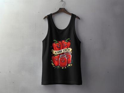 Ajvar Crew Cartoon Peppers Graphic Tank Top product type
