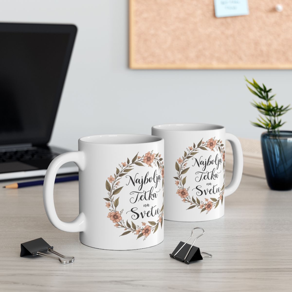 Najbolja Tetka na Svetu Floral Design Mug Product