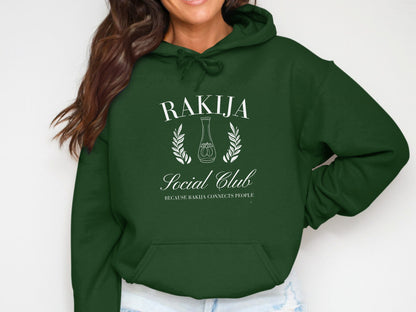 Rakija Social Club Motivational Hoodie product type