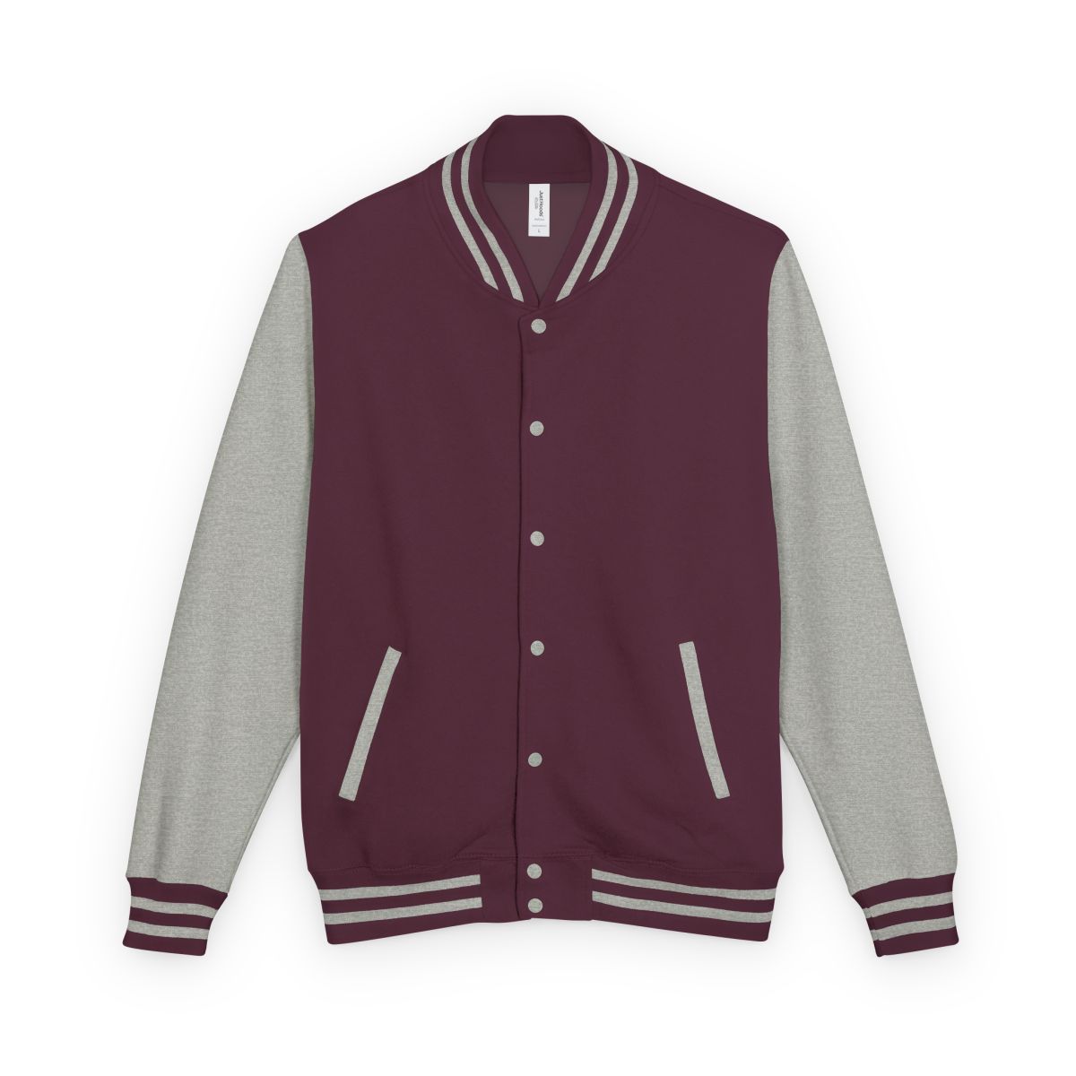 Stylish Maroon and Gray Jacket for Everyday Wear